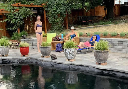 Poolside at Wood Hamlet Ashland AirBnb