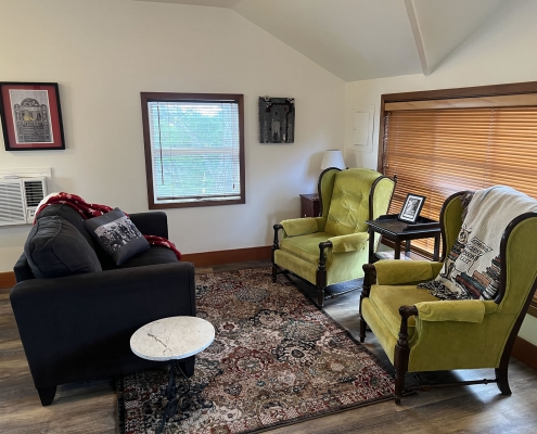 Edward Gorey Airbnb Sitting Room